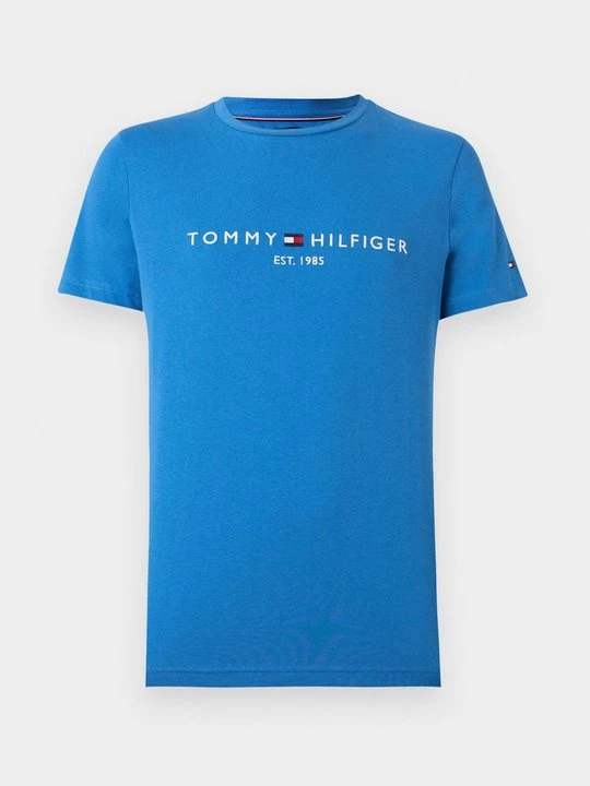 Foto van product T-shirt basic Tommy Hilfiger blauw