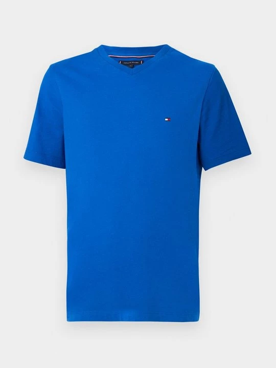 Foto van product T-shirt basic Tommy Hilfiger blauw