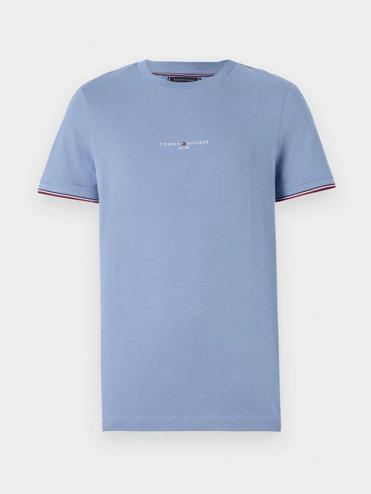 Foto van product T-shirt basic Tommy Hilfiger blauw