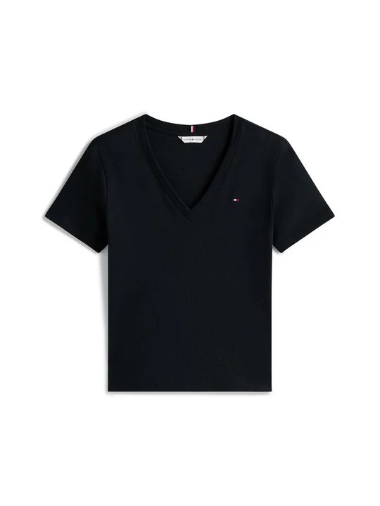 Foto van product T-shirt basic Tommy Hilfiger blauw