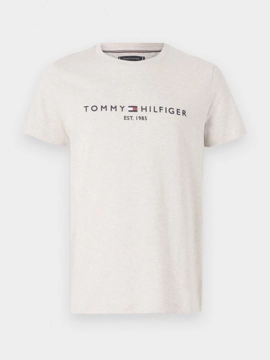 Foto van product T-shirt basic Tommy Hilfiger crème