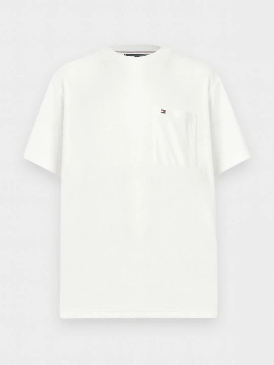 Foto van product T-shirt basic Tommy Hilfiger crème