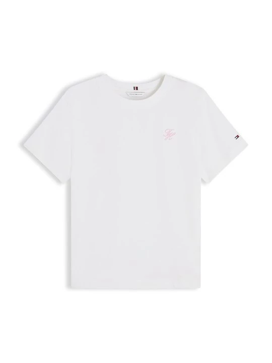 Foto van product T-shirt basic Tommy Hilfiger crème