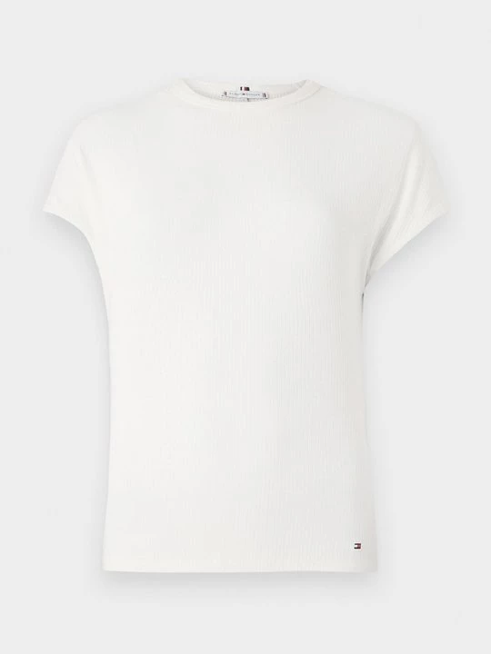 Foto van product T-shirt basic Tommy Hilfiger crème
