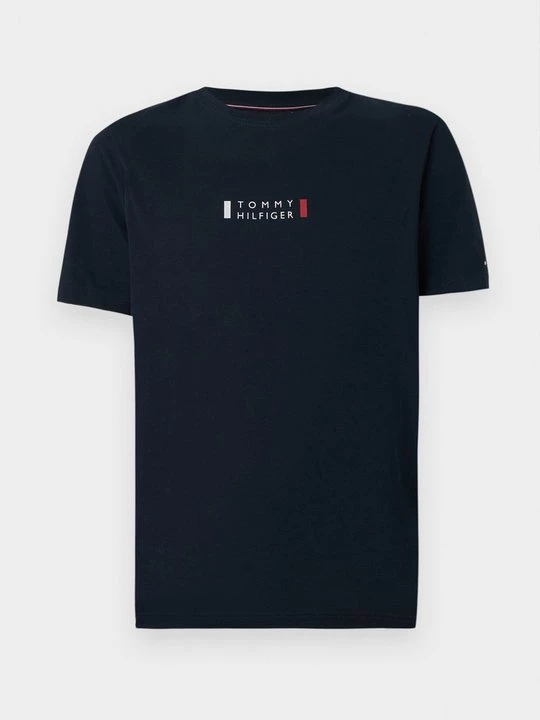 Foto van product T-shirt basic Tommy Hilfiger donkerblauw
