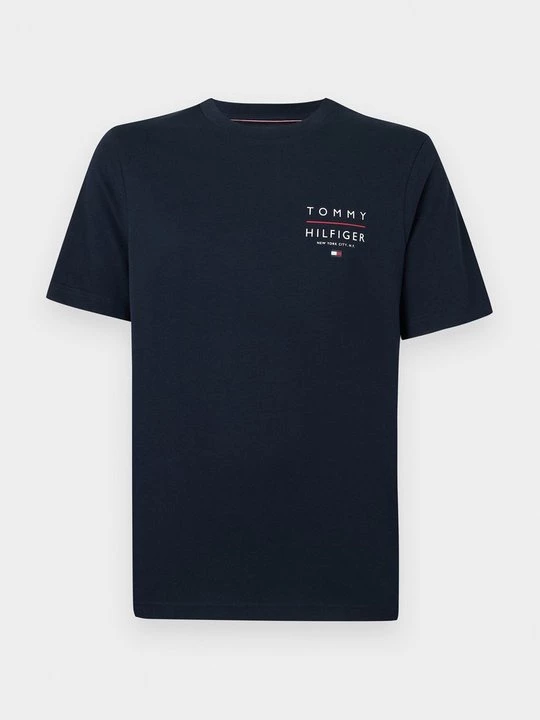Foto van product T-shirt basic Tommy Hilfiger donkerblauw