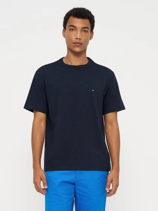Foto van product T-shirt basic Tommy Hilfiger donkerblauw