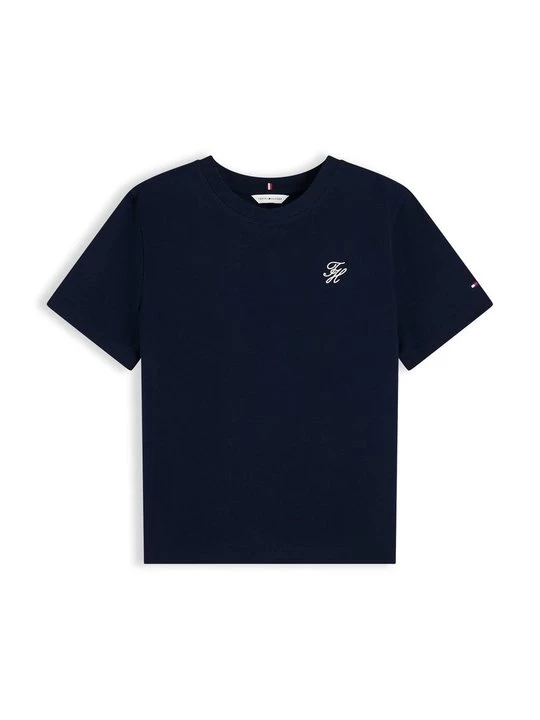 Foto van product T-shirt basic Tommy Hilfiger donkerblauw