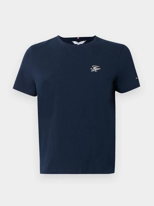 Foto van product T-shirt basic Tommy Hilfiger donkerblauw