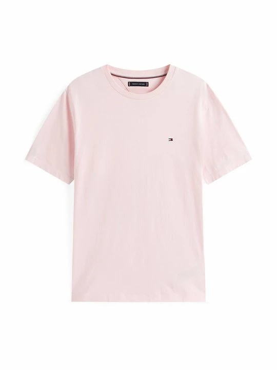 Foto van product T-shirt basic Tommy Hilfiger donkerroze