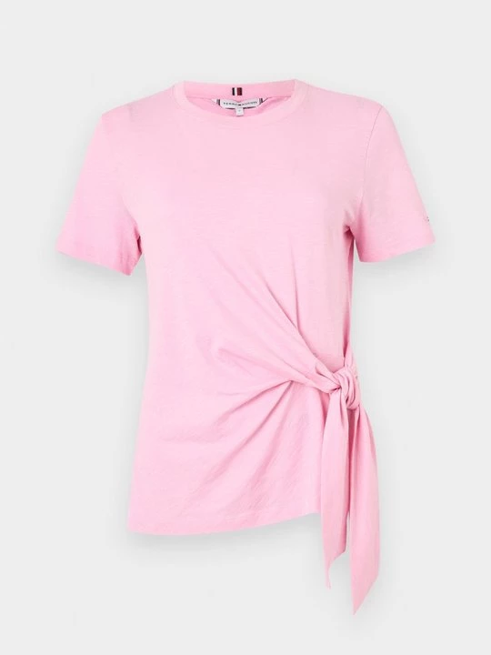 Foto van product T-shirt basic Tommy Hilfiger donkerroze