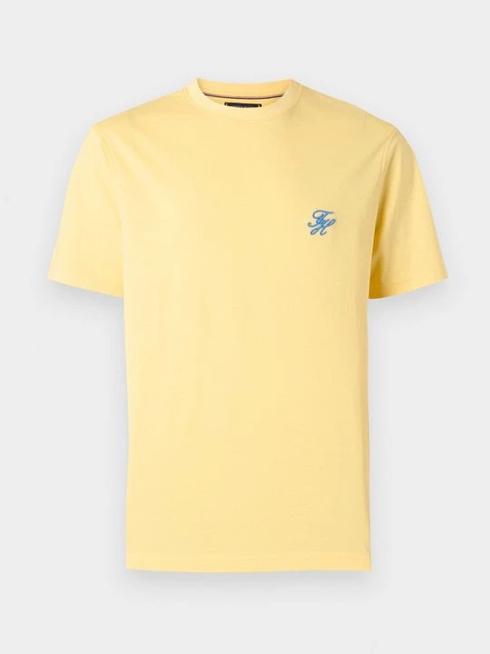 Foto van product T-shirt basic Tommy Hilfiger geel