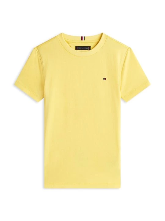 Foto van product T-shirt basic Tommy Hilfiger geel