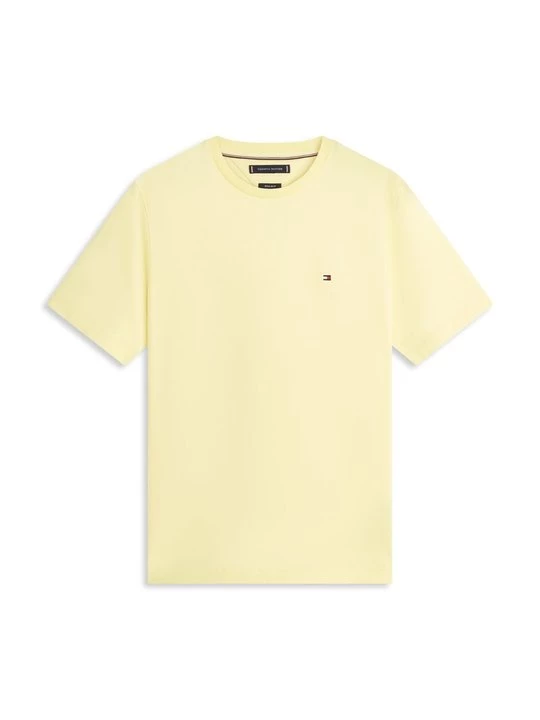 Foto van product T-shirt basic Tommy Hilfiger geel