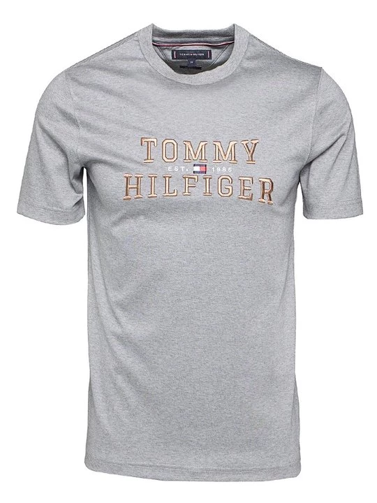 Foto van product T-shirt basic Tommy Hilfiger grijs