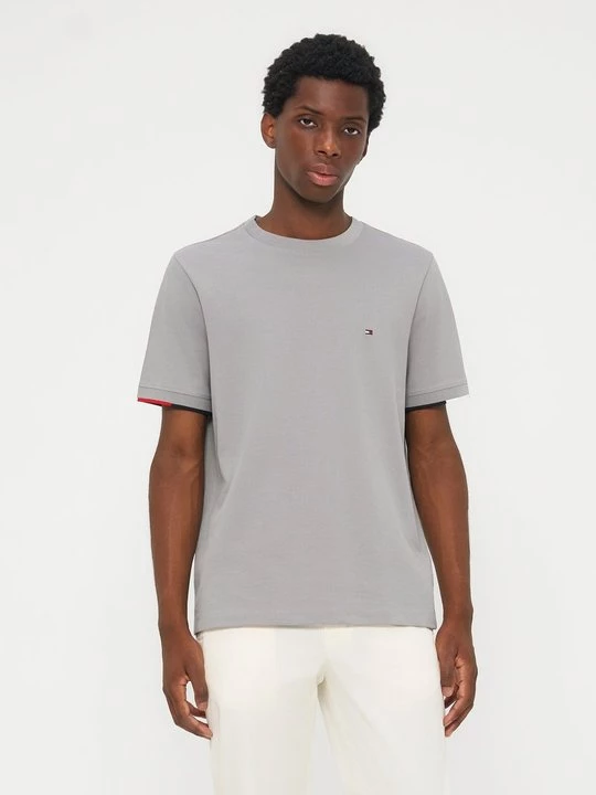 Foto van product T-shirt basic Tommy Hilfiger grijs