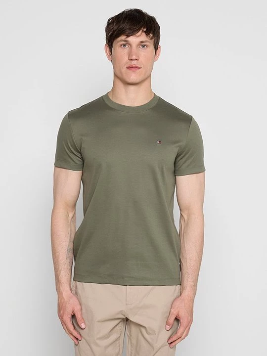 Foto van product T-shirt basic Tommy Hilfiger groen