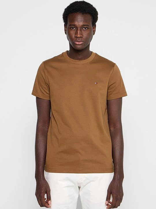 Foto van product T-shirt basic Tommy Hilfiger kaki