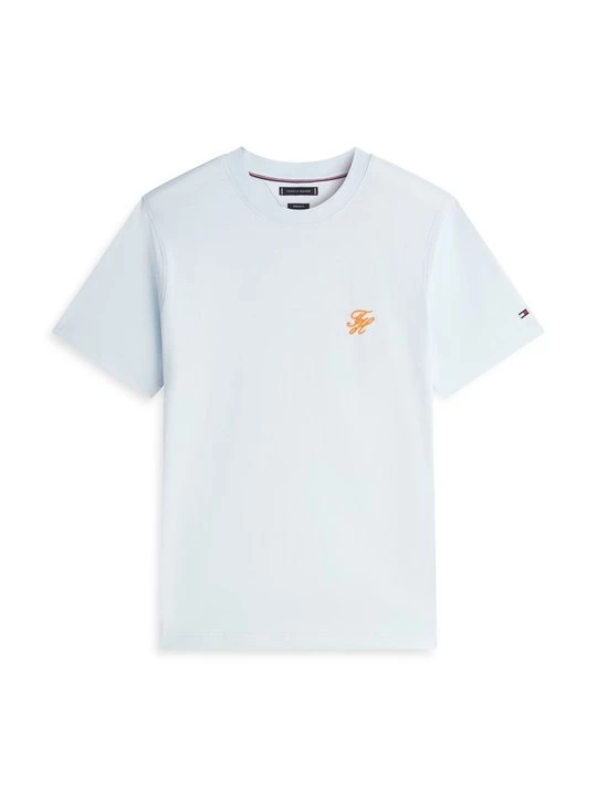 Foto van product T-shirt basic Tommy Hilfiger lichtblauw