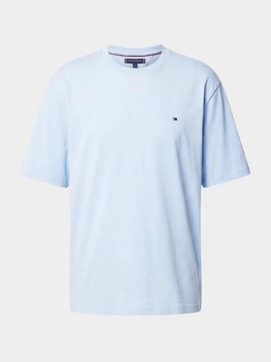 Foto van product T-shirt basic Tommy Hilfiger lichtblauw