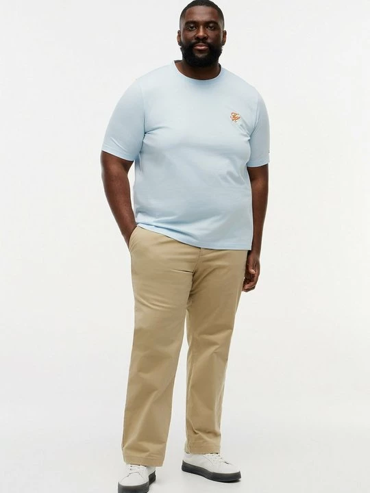 Foto van product T-shirt basic Tommy Hilfiger lichtblauw