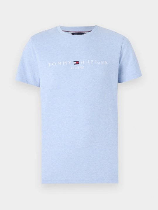 Foto van product T-shirt basic Tommy Hilfiger lichtblauw