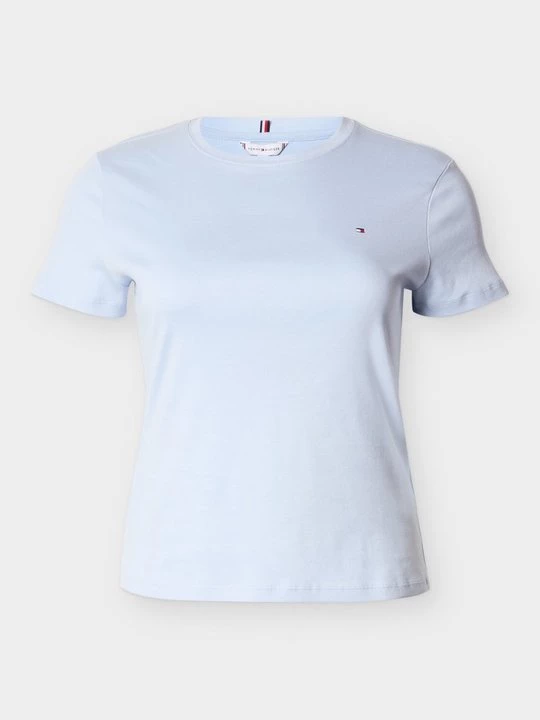 Foto van product T-shirt basic Tommy Hilfiger lichtblauw