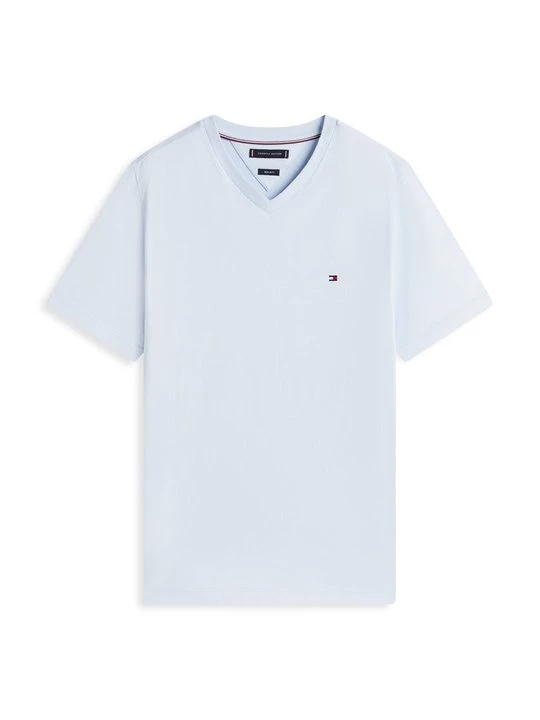 Foto van product T-shirt basic Tommy Hilfiger lichtblauw