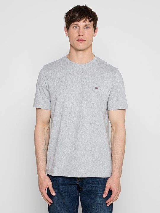 Foto van product T-shirt basic Tommy Hilfiger lichtgrijs