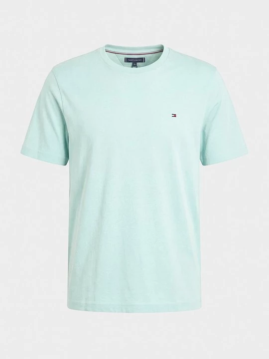 Foto van product T-shirt basic Tommy Hilfiger mintgroen