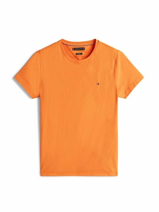 Foto van product T-shirt basic Tommy Hilfiger oranje
