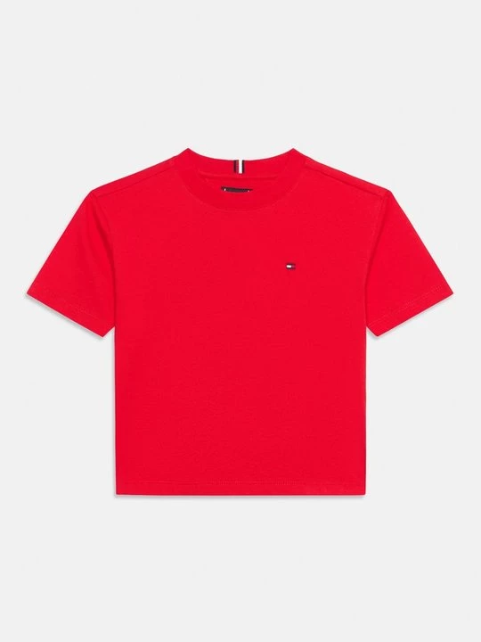 Foto van product T-shirt basic Tommy Hilfiger rood