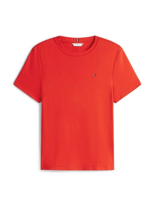 Foto van product T-shirt basic Tommy Hilfiger rood