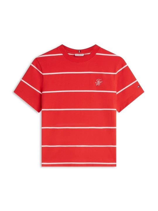 Foto van product T-shirt basic Tommy Hilfiger rood