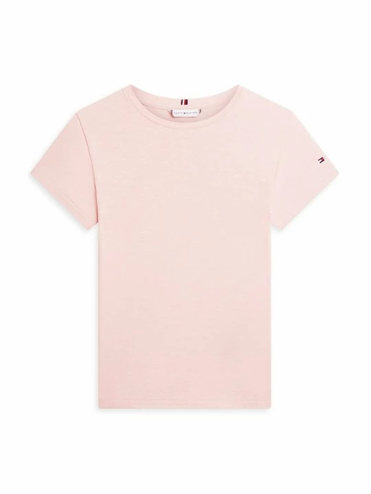 Foto van product T-shirt basic Tommy Hilfiger roze