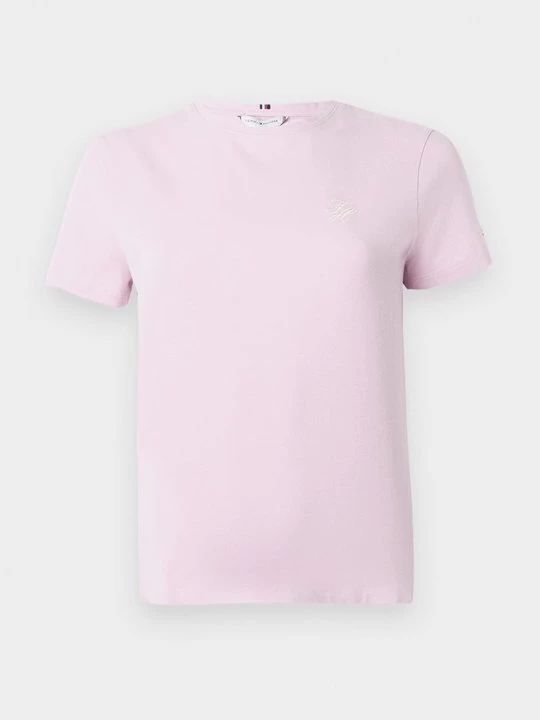 Foto van product T-shirt basic Tommy Hilfiger roze