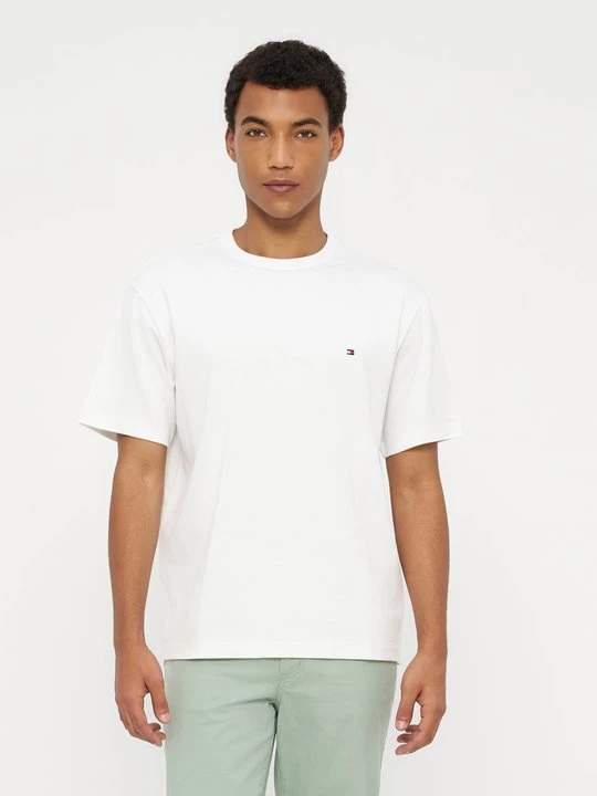 Foto van product T-shirt basic Tommy Hilfiger wit