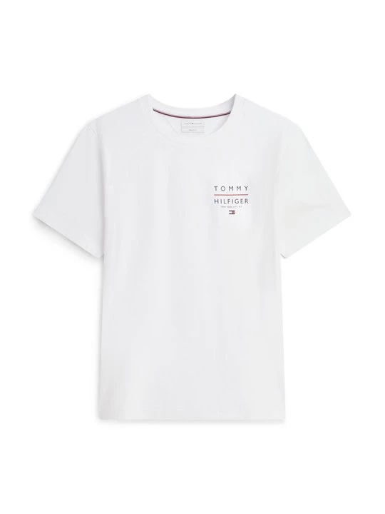 Foto van product T-shirt basic Tommy Hilfiger wit