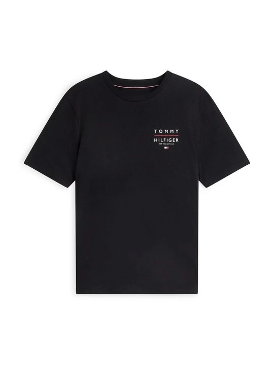 Foto van product T-shirt basic Tommy Hilfiger zwart