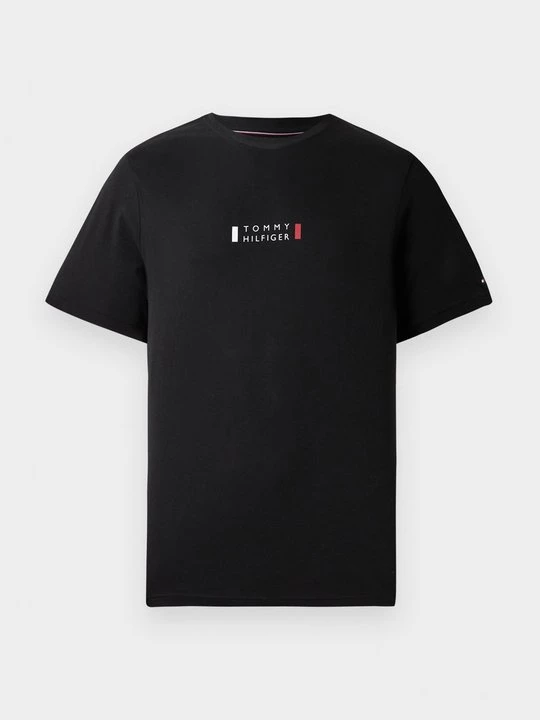 Foto van product T-shirt basic Tommy Hilfiger zwart