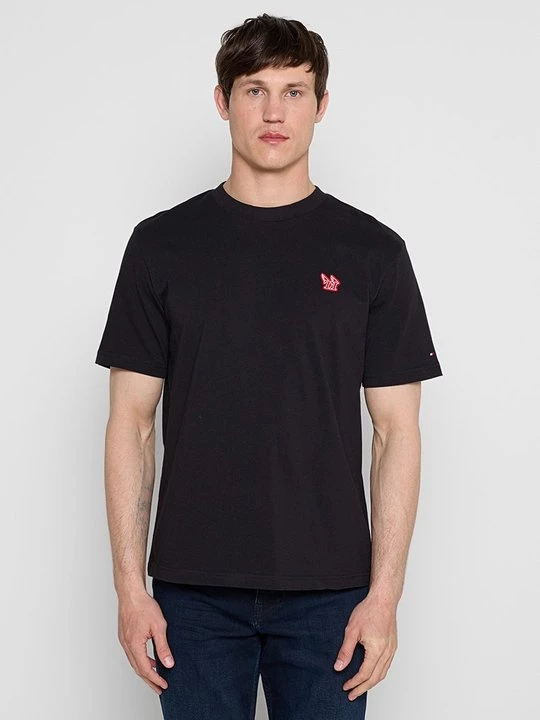 Foto van product T-shirt basic Tommy Hilfiger zwart