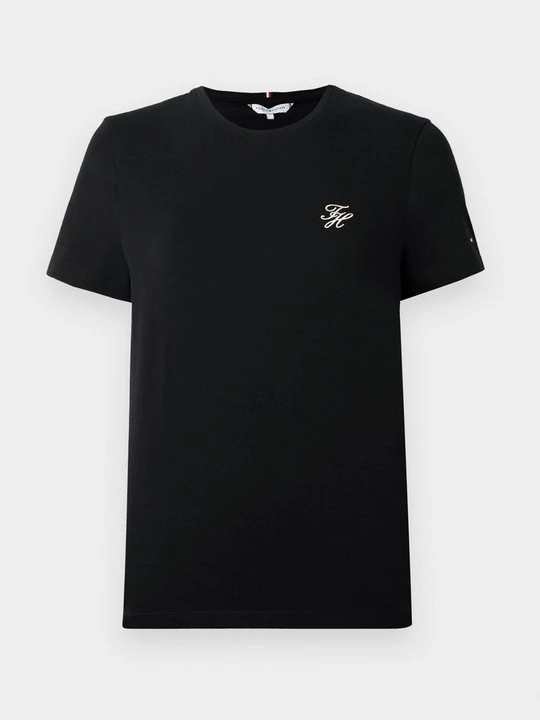 Foto van product T-shirt basic Tommy Hilfiger zwart