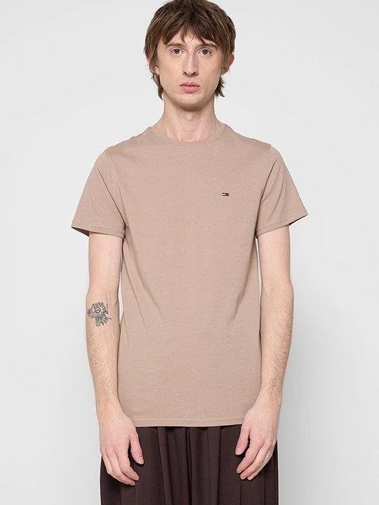 Foto van product T-shirt basic Tommy Jeans beżowy