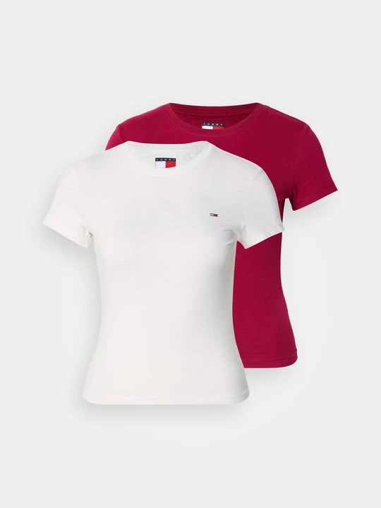 Foto van product T-shirt basic Tommy Jeans beżowy