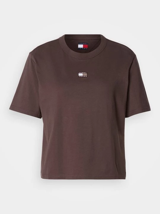 Foto van product T-shirt basic Tommy Jeans bruin