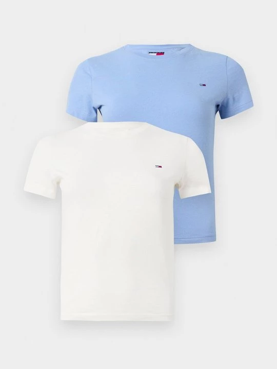 Foto van product T-shirt basic Tommy Jeans crème