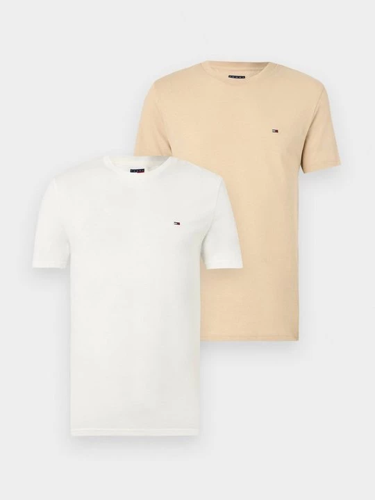 Foto van product T-shirt basic Tommy Jeans crème
