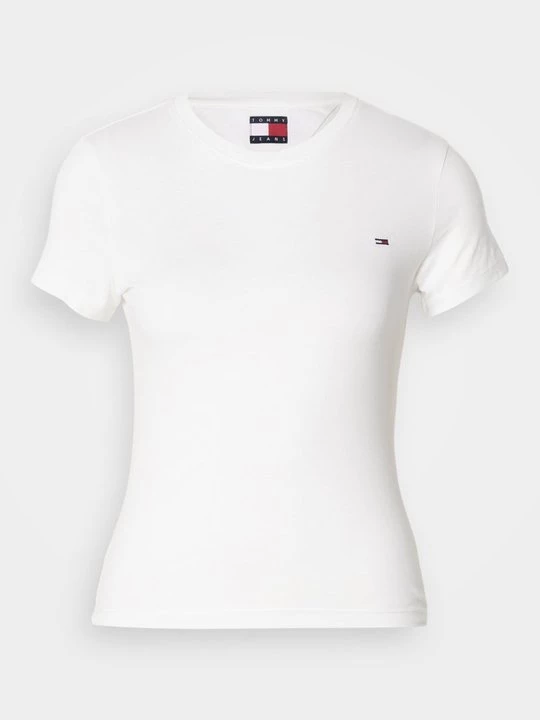 Foto van product T-shirt basic Tommy Jeans crème