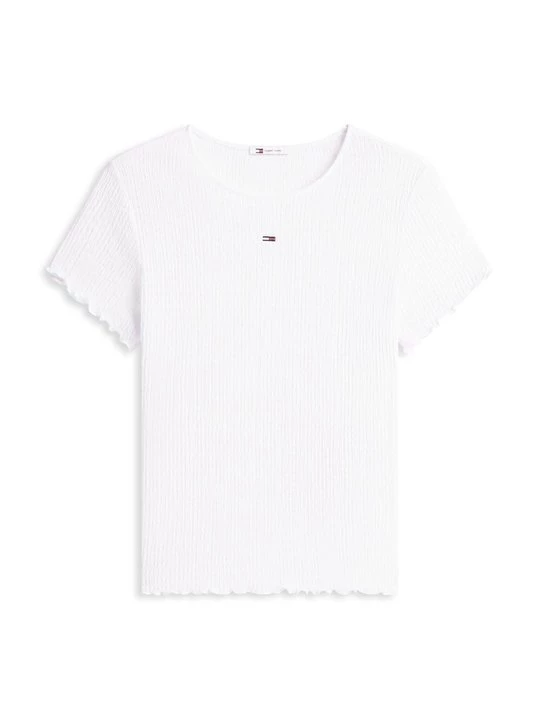 Foto van product T-shirt basic Tommy Jeans crème
