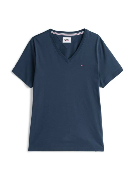 Foto van product T-shirt basic Tommy Jeans donkerblauw